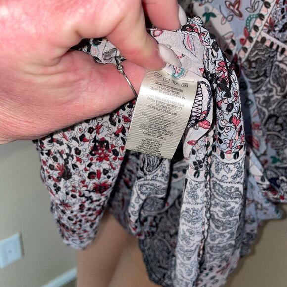 Simply Noelle Flowy Boho Dress with Slip Size S/M (8-10) Blue Swim cover up - Picture 6 of 11